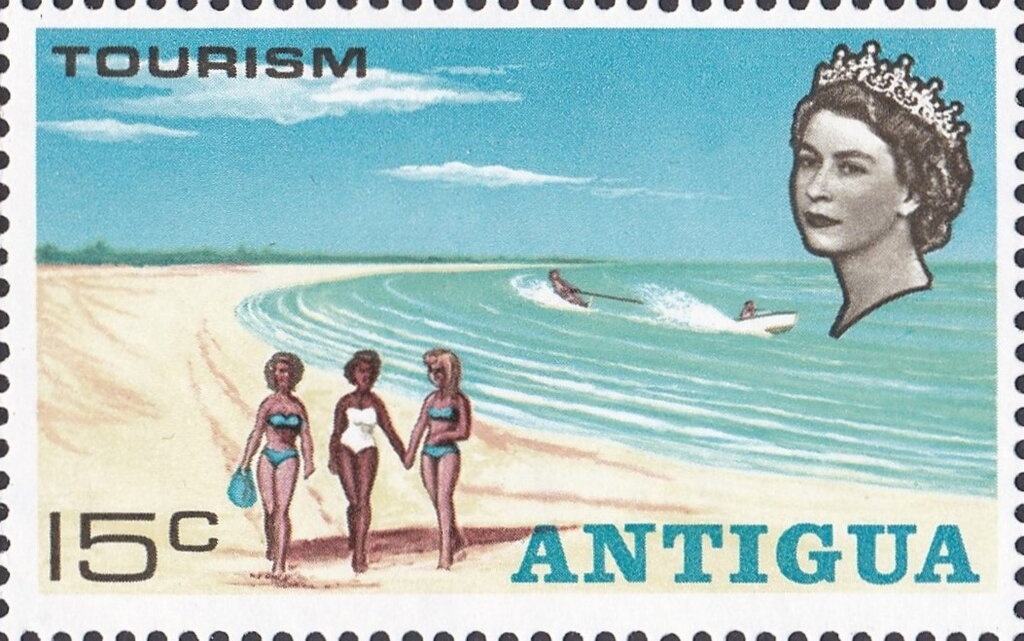 Lady Diana Spencer in 1974 - Overprinted