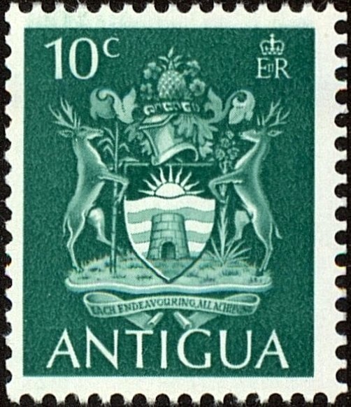 Antigua 1d Stamp of 1863