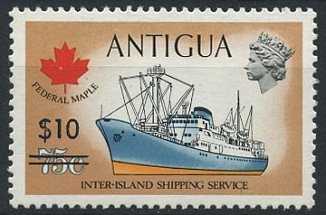 Ruby-throated Hummingbird - Overprinted and Surcharged