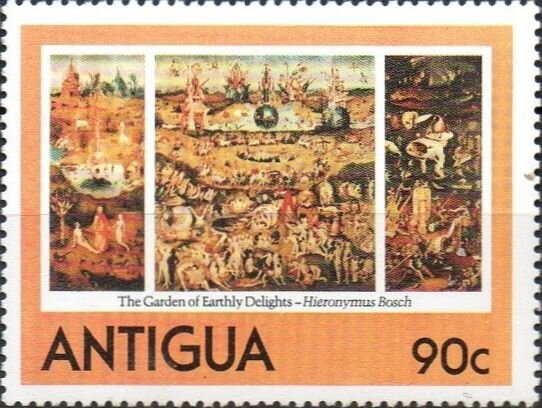 Stamp of 1862 and RMSP "Solent I" at English Harbour