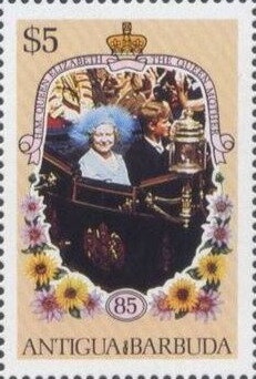 Lady Diana Spencer in 1981 - Overprinted
