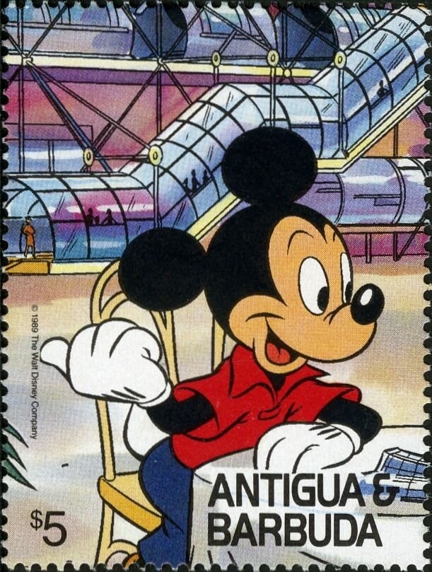 House with Gabled Roof and Flight of Steps