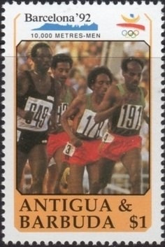 Carib Indian and War Canoe