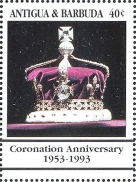 Stamp of 1862 and RMSP "Solent I" at English Harbour