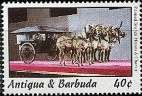 Queen Elizabeth II and Ruins at Shirley Heights