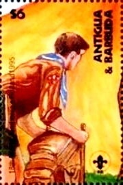 Kitten Asleep on Blue Cushion