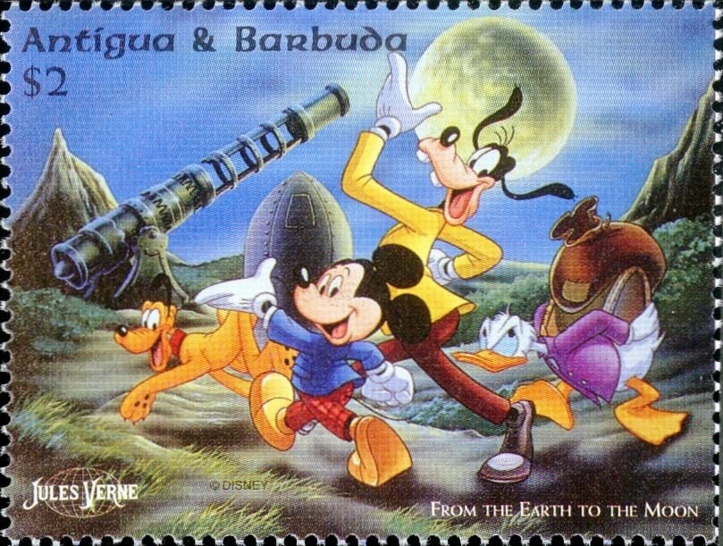 Goofy Playing Ball from Under Trees