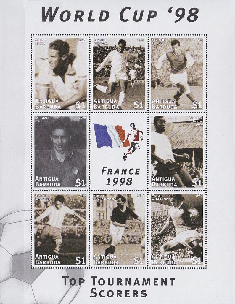 In Blue Patterned Outfit