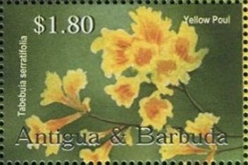 Sir Vere Cornwall Bird, Sr. with Antigua Flag in Background