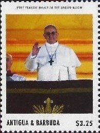 Pope Francis Waving (side-profile)