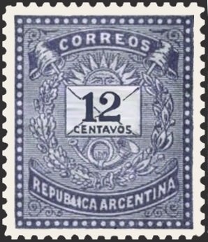 Agricultural workman - perf. 13¼x12½