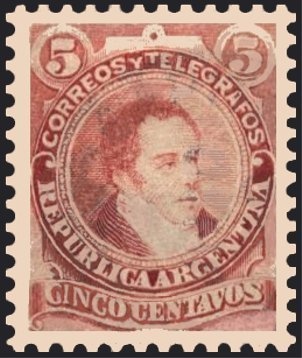Dalmacio Vélez Sársfield (1801-1875) - Perf. 11½x12
