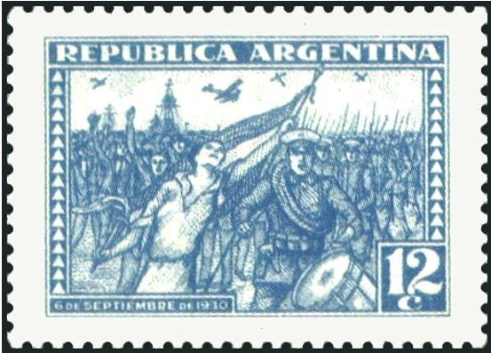 José Francisco de San Martín (1778-1850) - perf. 13¼x12½