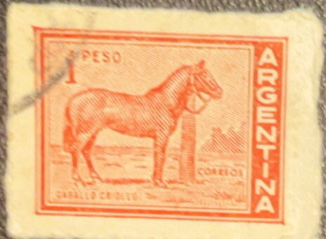 Horse (Equus ferus caballus)  stamp collectible - Main Image 2