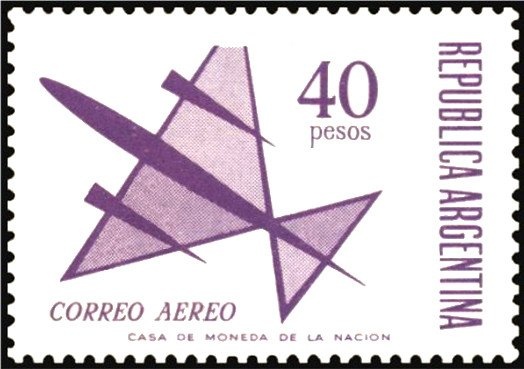 Letter and Posthorn - 19 pearls, perf. 14¼