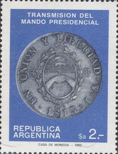 Bernardino Rivadavia (1780-1845) - Crossed background