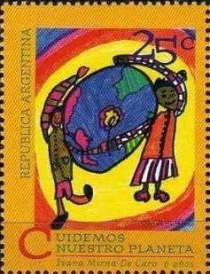 Rock Painting in patagonia