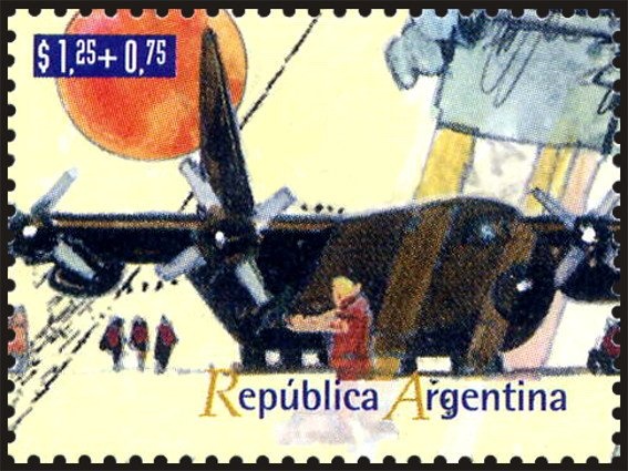 Air Mail - Stylized aircraft - No wmk