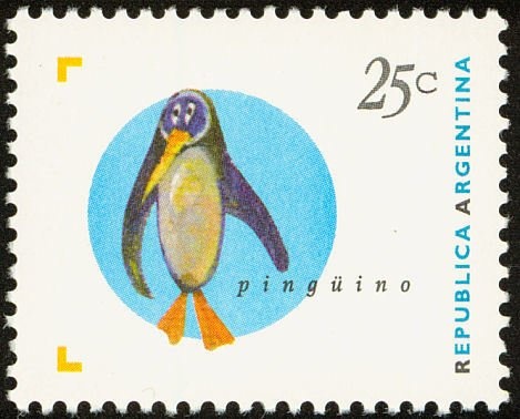 Reprint of the stamp of 1864