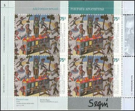 José Francisco de San Martín (1778-1850), ovpt. “M.R.C.”