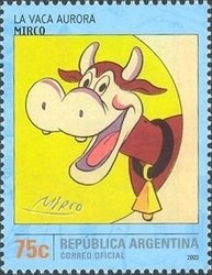 Bernardino Rivadavia (1780-1845) (overprint "M.I.")