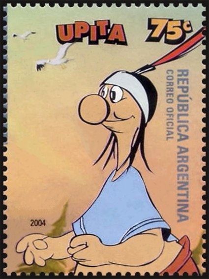 Stamp cancelled by Oficina Radiopostal Islas Malvinas