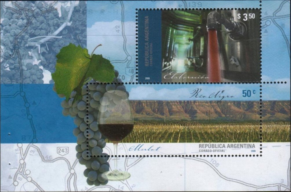 100 years of Argentine Post, San Martín, ovpt. "M.M."