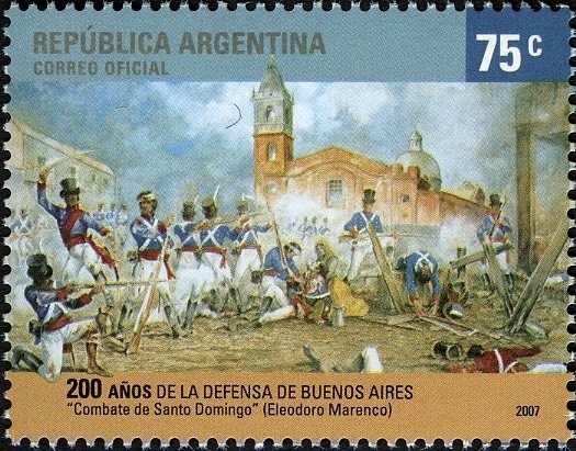José Francisco de San Martín (1778-1850), ovpt. “M.R.C.”