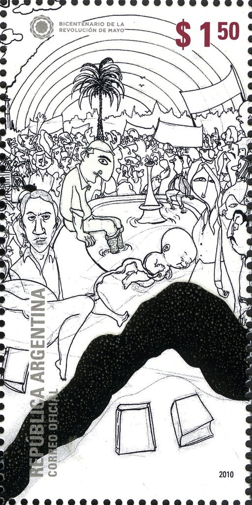 José Francisco de San Martín (1778-1850), ovpt. " M.J.I."