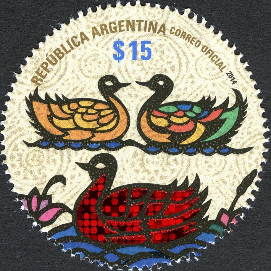 Centenary of Argentine Post, San Martin, ovpt. "M.J.I."