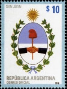 South America Map with Antartict, ovpt. (10¾ mm)