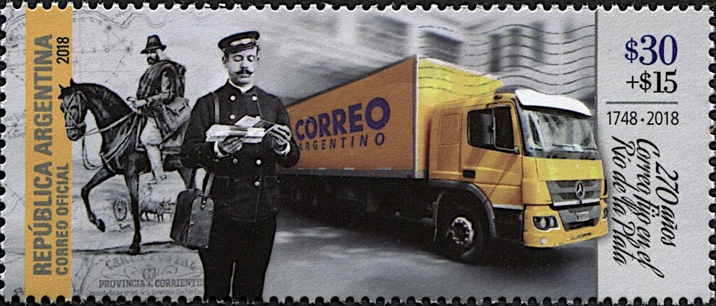 Map of South America without borderlines, ovpt. “M.O.P.”