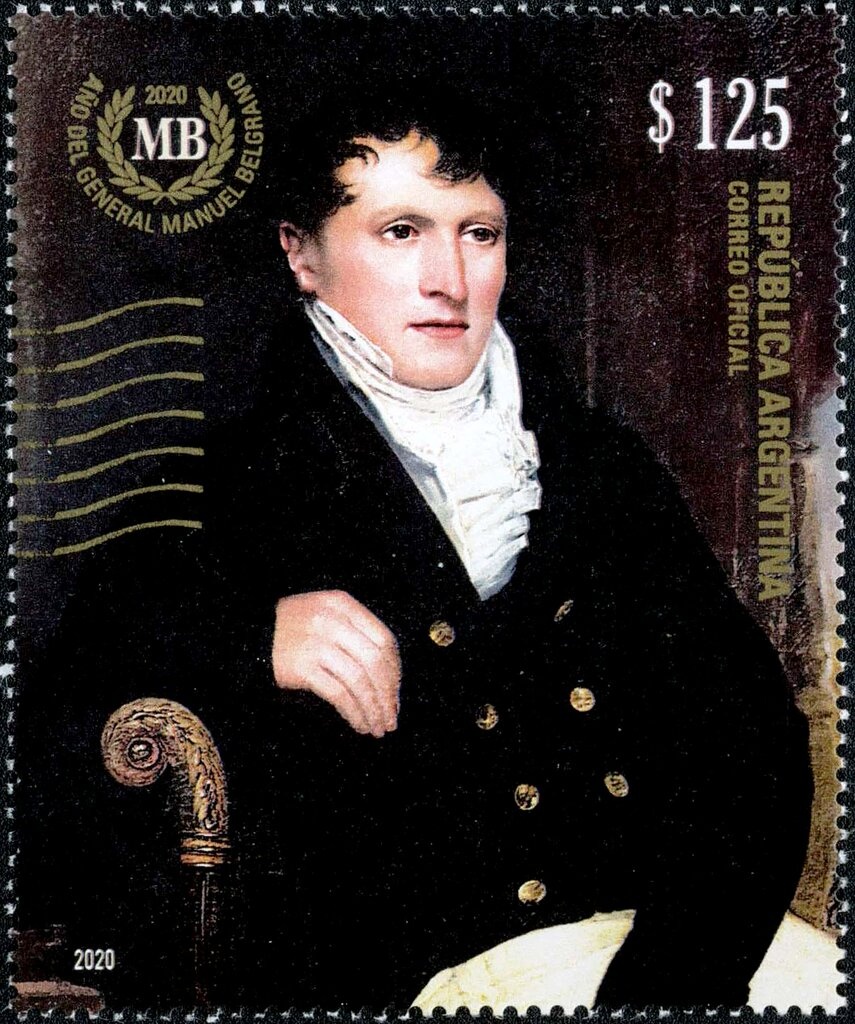 José Francisco de San Martín (1778-1850), ovpt. "M.A."