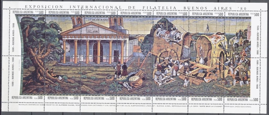 Map of South America with borderlines, ovpt. “M.M.”