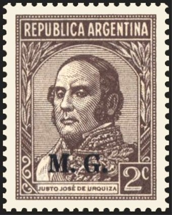 Josè Francisco de San Martin (1778-1850), ovpt. “M.G.”