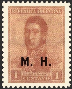 José Francisco de San Martín (1778-1850), ovpt. “M.A.”