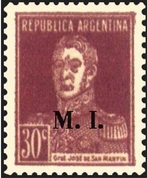 José Francisco de San Martín (1778-1850), ovpt. “M.M.”