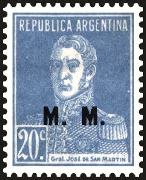 José Francisco de San Martín (1778-1850), ovpt. “M.G.”