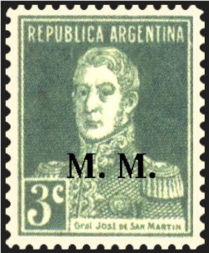Josè Francisco de San Martin (1778-1850), ovpt. “M.M.”