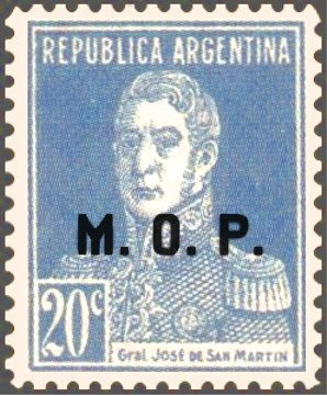 José Francisco de San Martín (1778-1850), ovpt. "M.H."