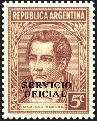 José Francisco de San Martín (1778-1850), ovpt. "M.J.I."