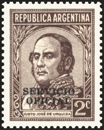 Bernardino Rivadavia (1780-1845) - Perf. 11½x12¼