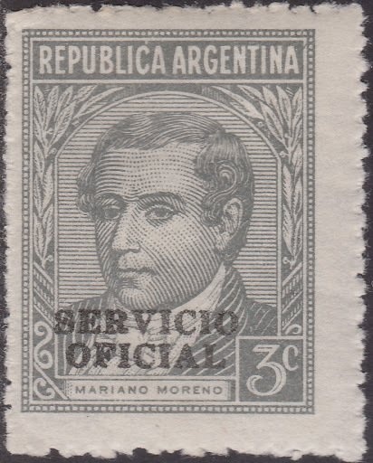 José Francisco de San Martín (1778-1850) (overprint "M.I.")