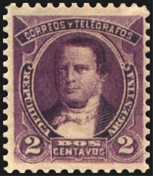 Map of South America without borderlines, ovpt. “M.J.I.”