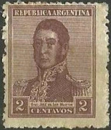 José Francisco de San Martín (1778-1850), ovpt. “M.R.C.”