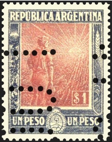 Josè Francisco de San Martin (1778-1850), ovpt. “M.M.”