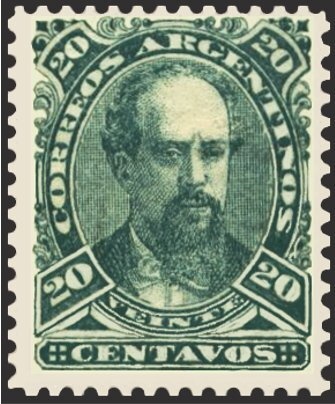 José Francisco de San Martín (1778-1850) - No wmk, phosphor.