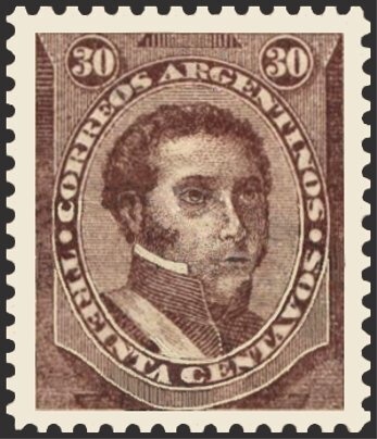 José Francisco de San Martín (1778-1850), ovpt. “M.M.”