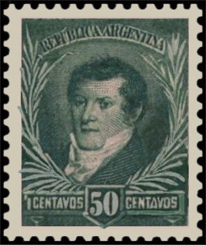 Agricultural workman, ovpt. “M.H.”