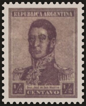 José Francisco de San Martín (1778-1850), ovpt. “M.H.”